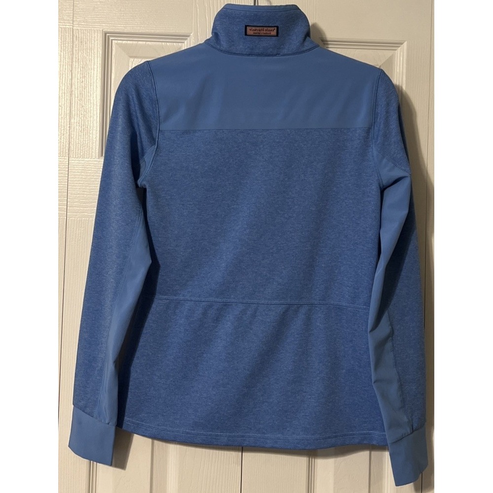 Vineyard Vines Women's Performance Kanga Pocket Shep Pullover Shirt Sky Blue XXS - Picture 12 of 12